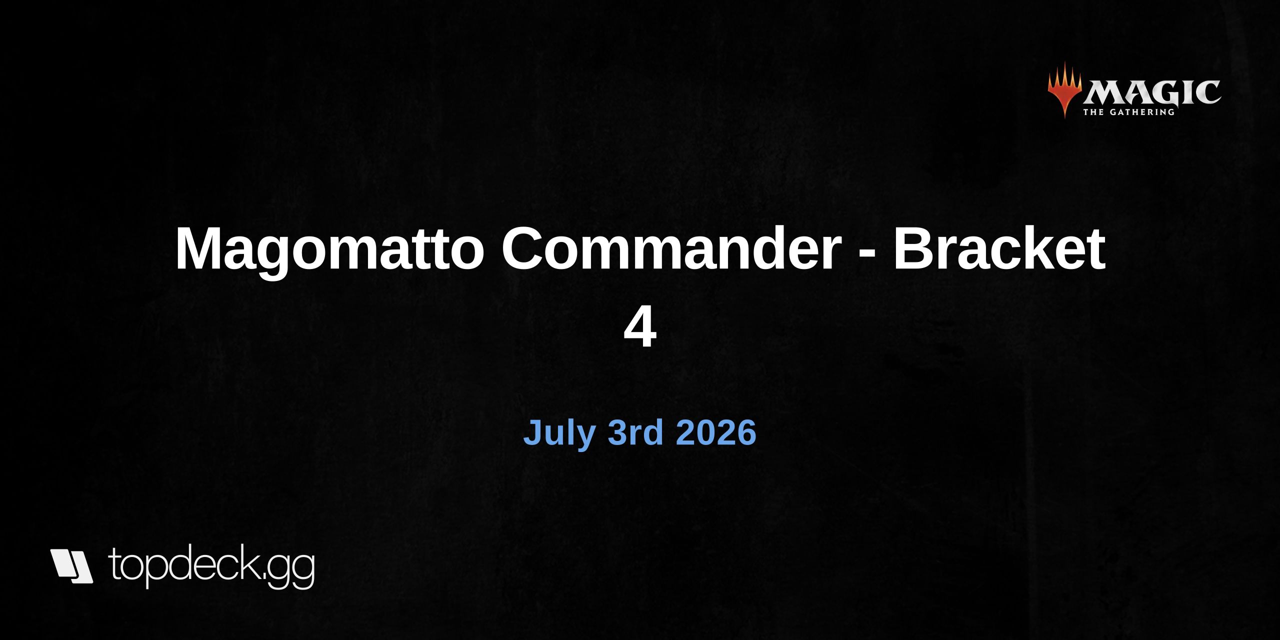 Magomatto Commander - Bracket 4