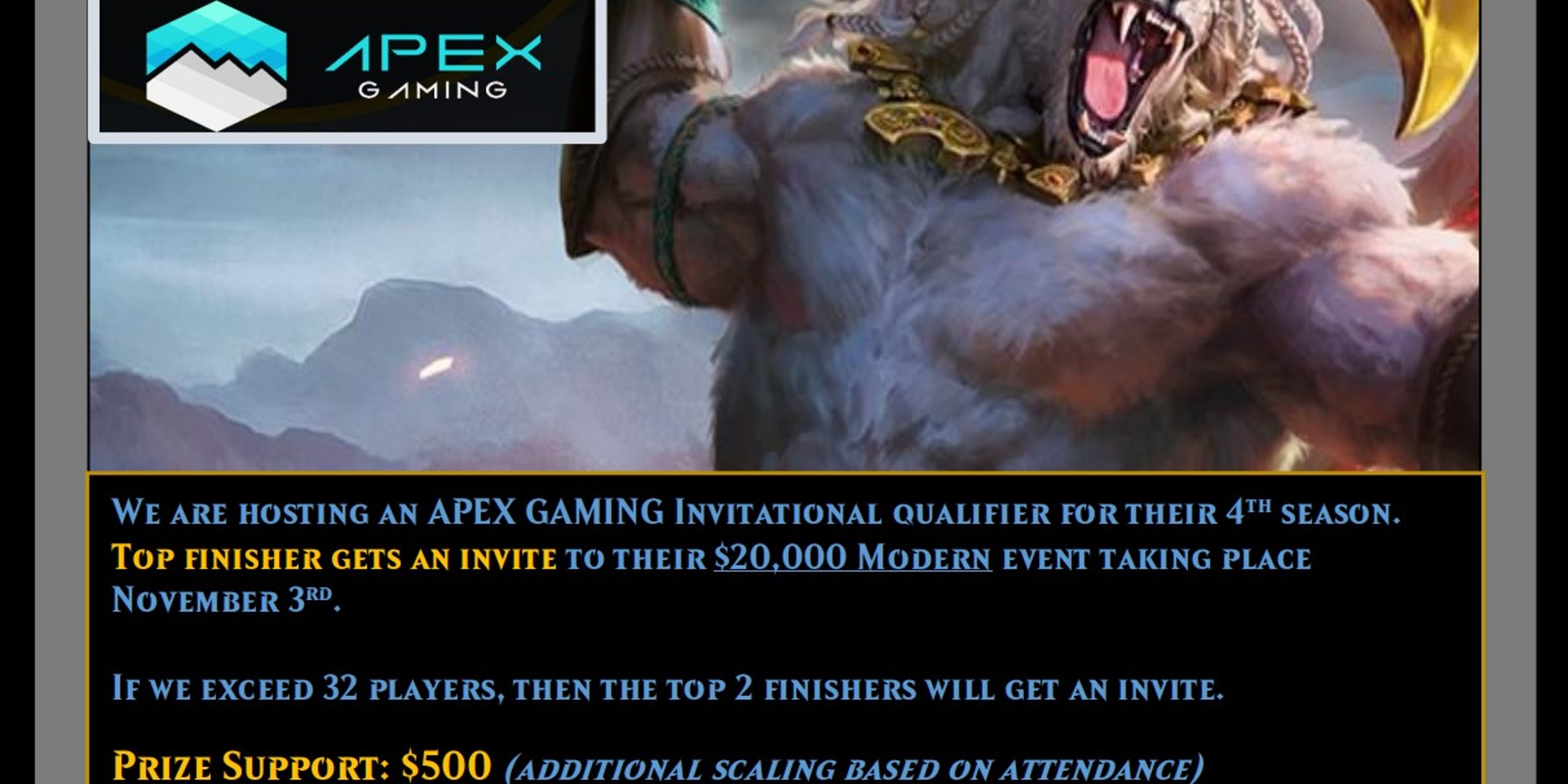 Pioneer (Apex Invitational Qualifier)