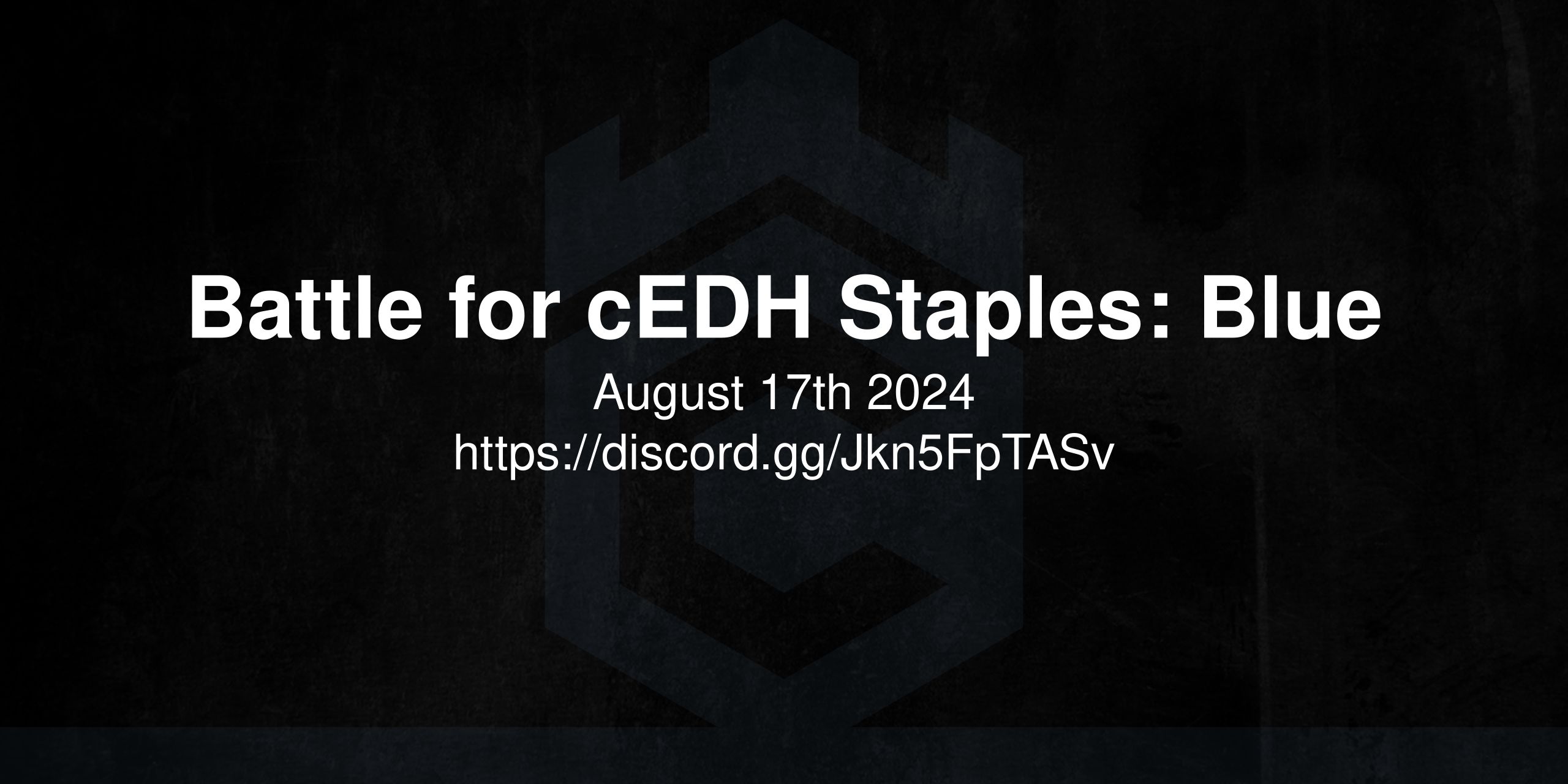 Battle for cEDH Staples: Blue