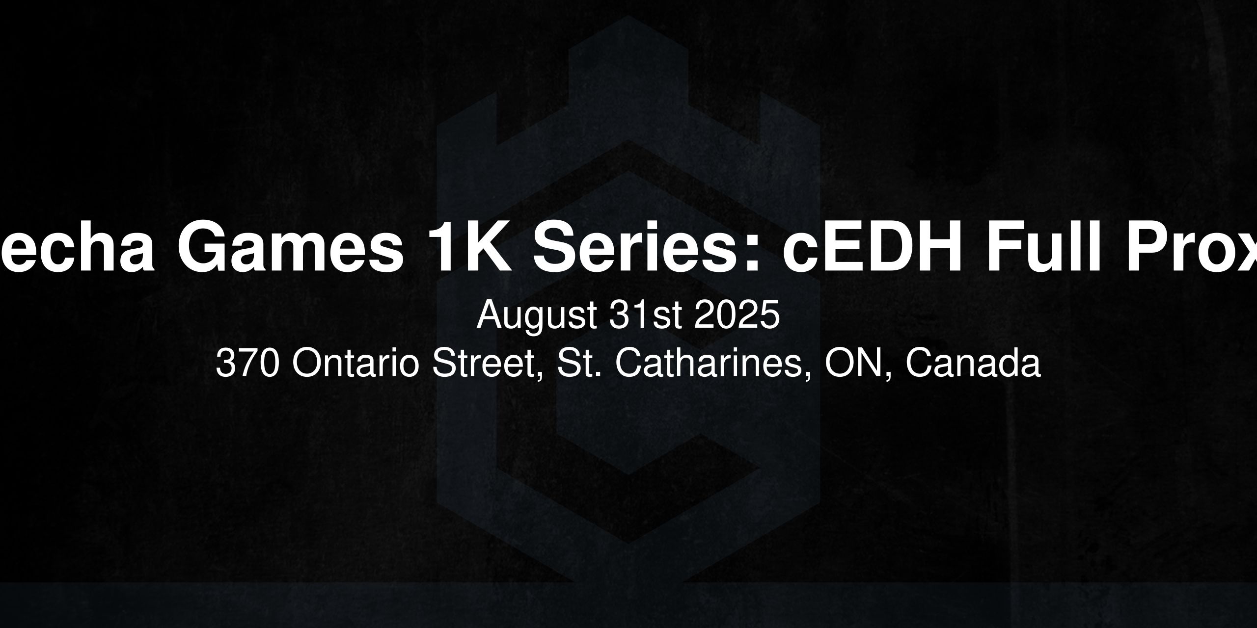 Mecha Games 1K Series: cEDH Full Proxy