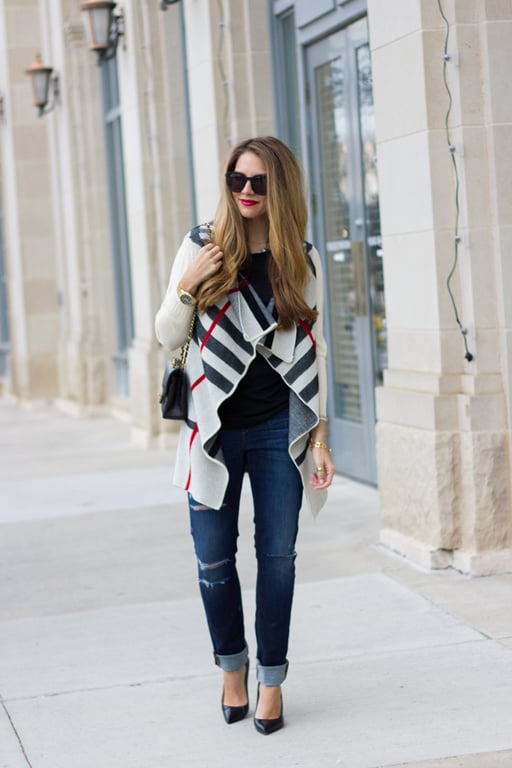 Plaid Cardigan