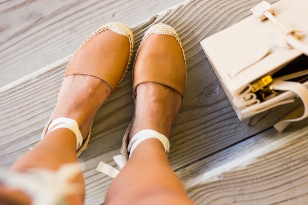 leather espadrilles