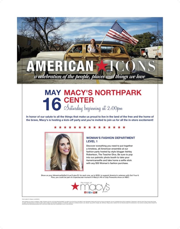Macy’s Event- Northpark Mall Dallas