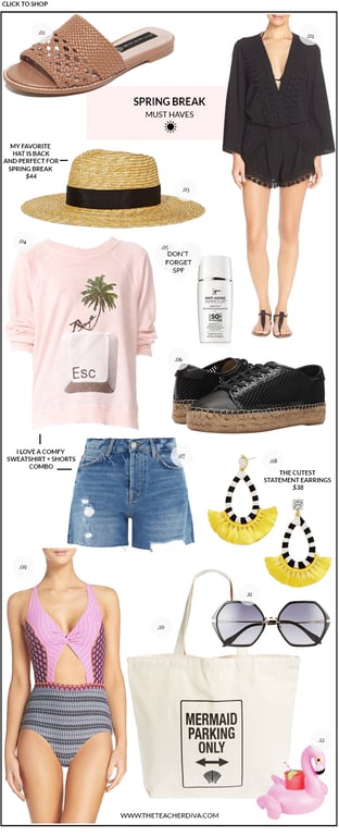 Spring Break Must Haves