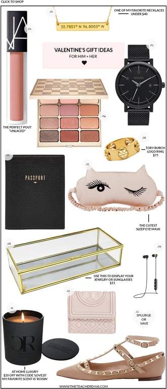 Valentine’s Gift Ideas for Him + Her 2017