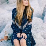 Navy Bohemian Dress