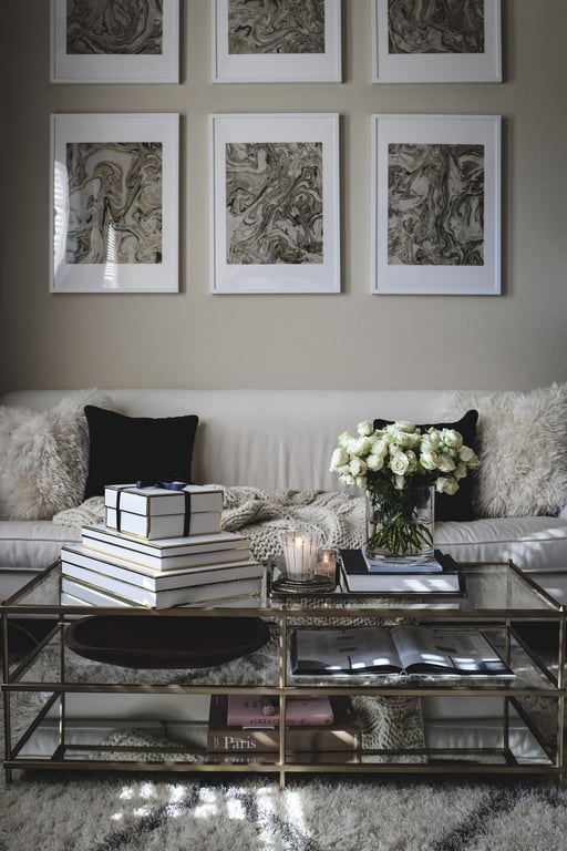 Holiday Home Decor with Nest Candles