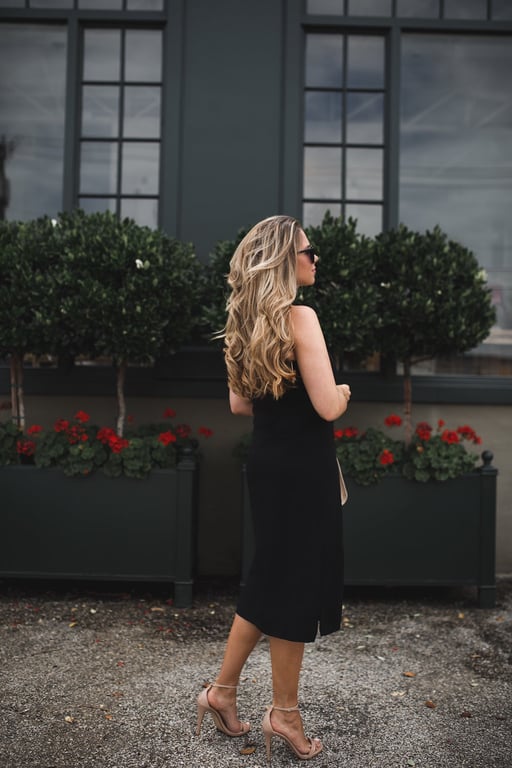 Black Slip Dress