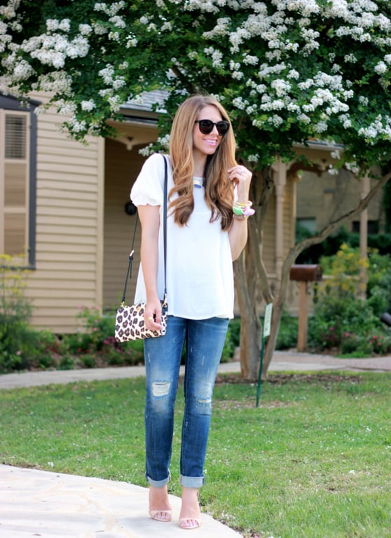White Crepe Blouse
