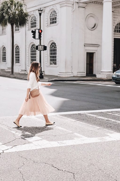 Pleated Midi Skirt 