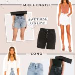 Trending: Longer Hem Denim Shorts