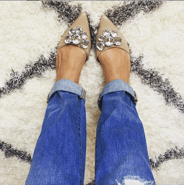 jeweled flats