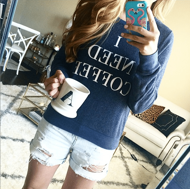 i need coffee sweatshirt