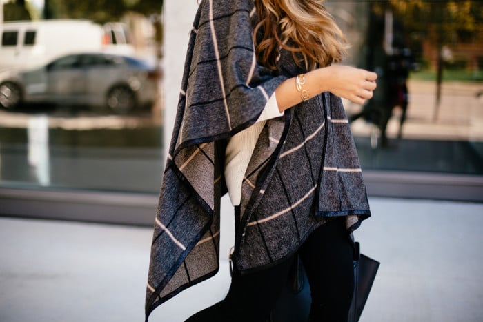 plaid sweater