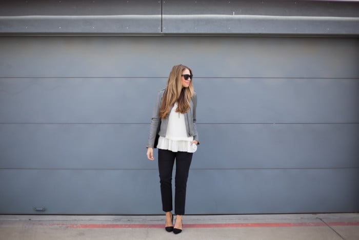 black pants