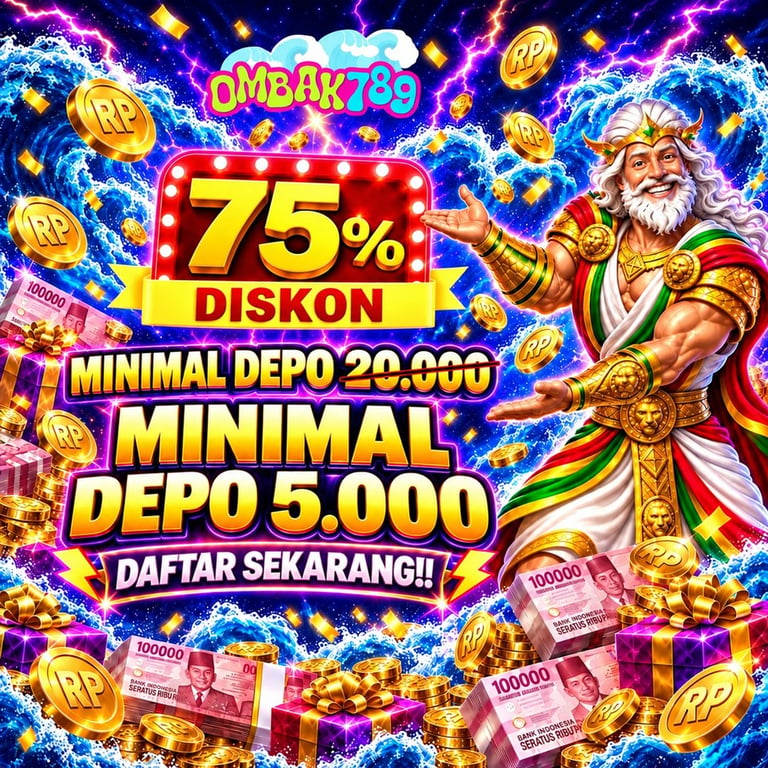 DISKON 75% MINIMAL DEPOSIT 5k