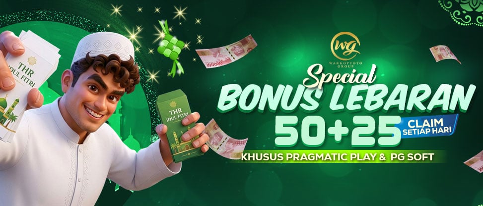 BONUS SPECIAL LEBARAN (50+25)