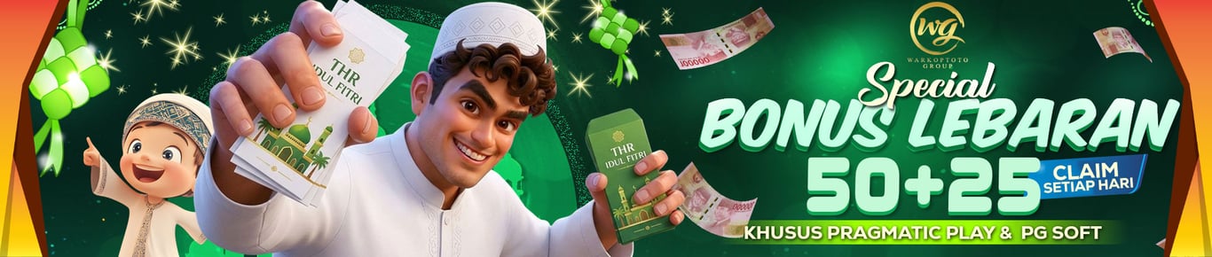 BONUS SPECIAL LEBARAN (50+25)