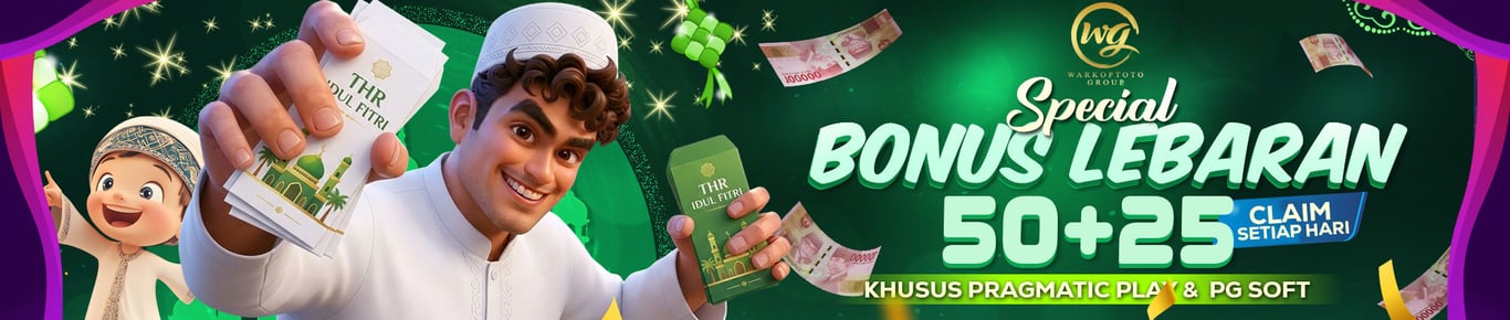 BONUS SPECIAL LEBARAN (50+25)