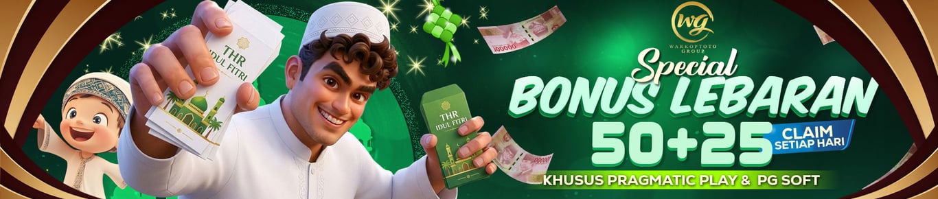 BONUS SPECIAL LEBARAN (50+25)