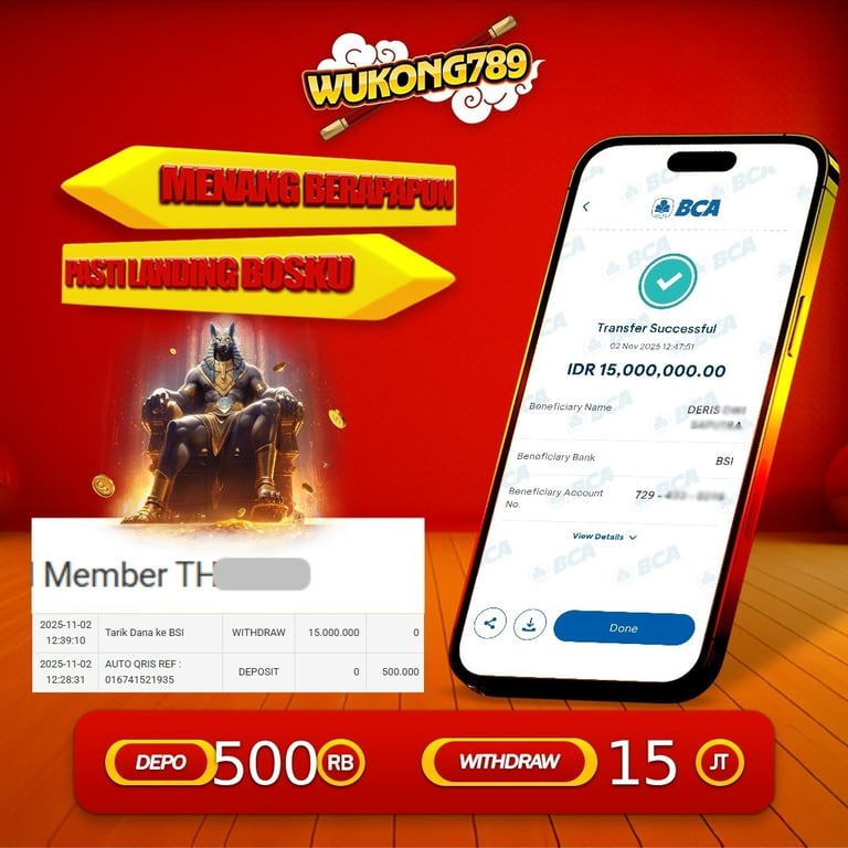 WUKONG789 | Login Link Situs Slot Bonus New Member 100 Legenda Scatter Hitam Gacor di Indonesia