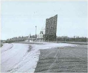 screen tower, marquee, + entranceway