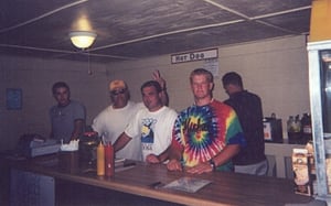 The crew at the 411 snack bar.