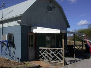 Snack bar/projection building. Ron and Kathy (owners) are happy to promote the outdoor experience.