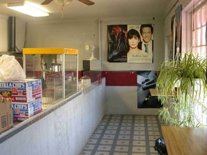 Inside view of the concession