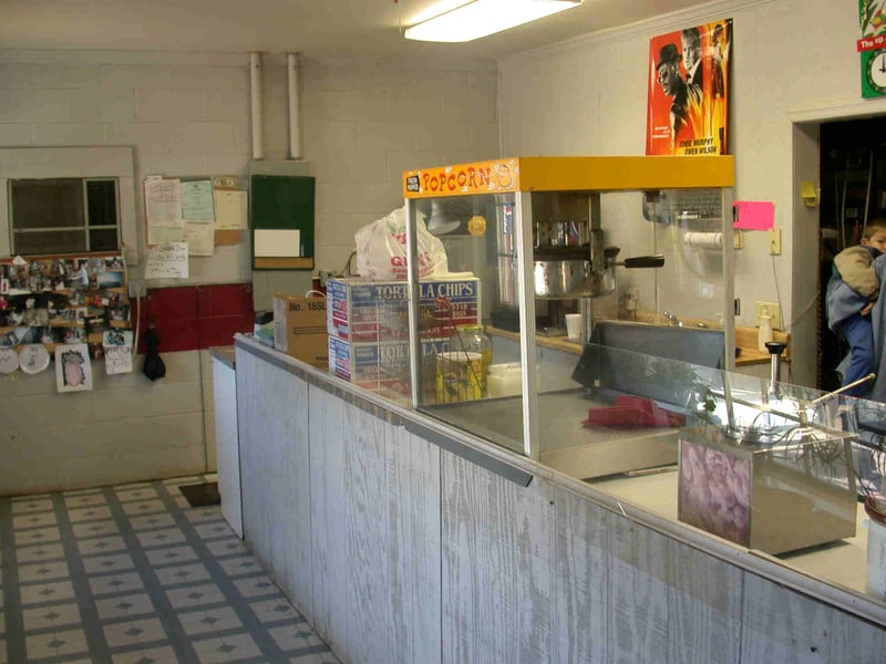 Inside view of the concession