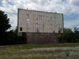 The Drive-In photographed in 2010. All mobile homes are gone.