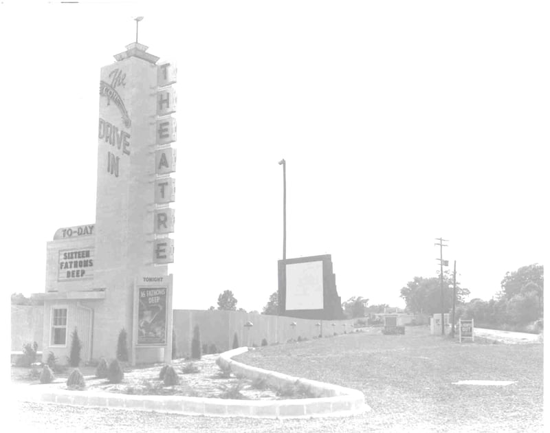A little clearer view of same picture. Opened July 1, 1949
