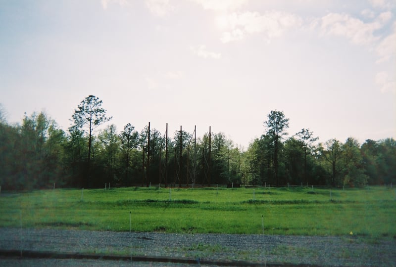 Continental Drive-In screen (still under construction)