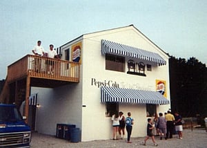 concessions and projection building; taken opening night on May 22, 1998