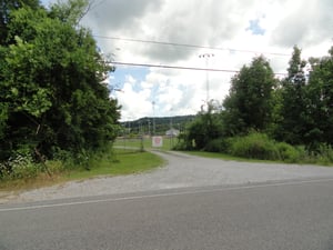 former entrance-now a baseball complex