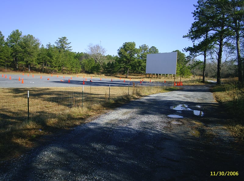 Screen #1 of the Harpersville Drive-In in Harpersville, Alabama.