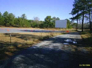 Screen #1 of the Harpersville Drive-In in Harpersville, Alabama.