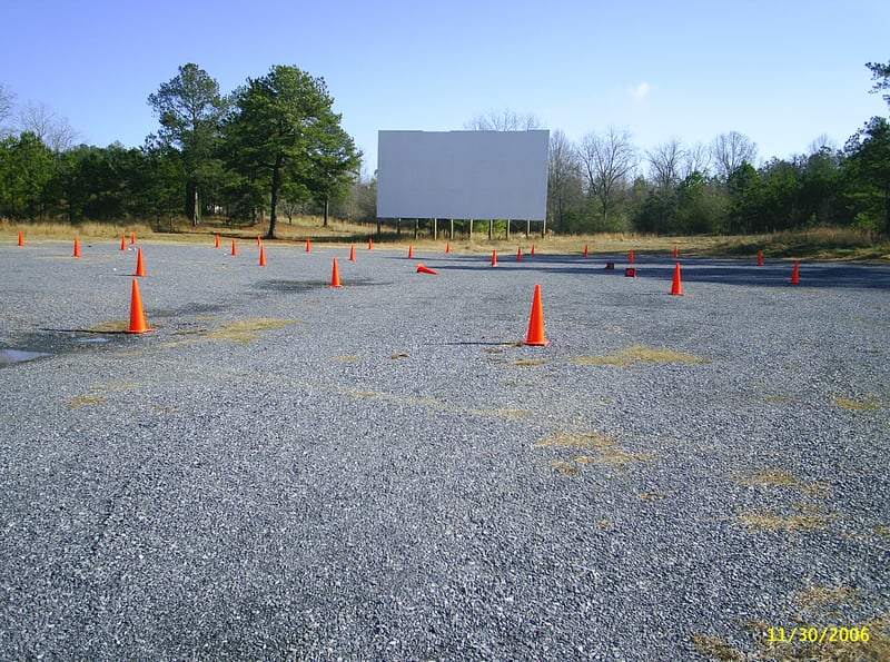 Screen #1 at the Harpersville Drive-In in Harpersville, Alabama