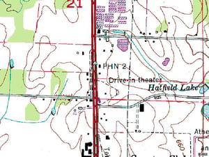 TerraServer map of former site