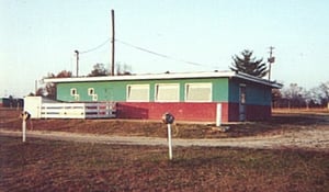 projection and concessions building; taken in 1997