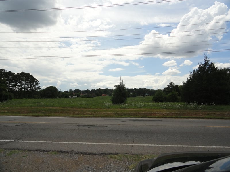 Empty field where Parkway and 231 used to be