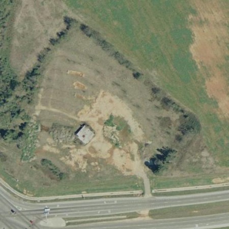 terraserver aerial color pic, showing that the ramps have been mostly excavated, + concession/projection building and bleachers are all that remains.