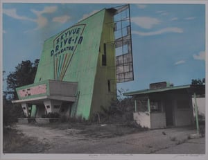 Skyvue Drive-Inn sometime in the 1980's after it closed.