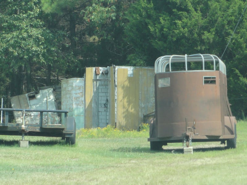 buildings on former site-now a private residence