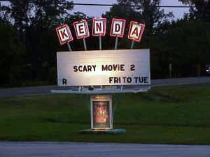 Kenda Drive-In's sign