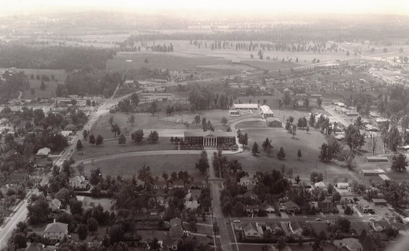 SkyVue Drive-In, Jonesboro, Arkansas, picture taken in the mid 1960s.