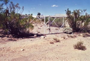 This gate is probably the only remain of the Drive-In