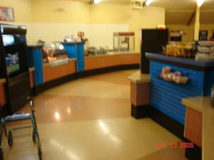 Remodeled snack bar