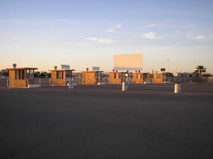 Glendale 9 ticket booths and a screen.