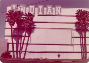 We knew the drive in was being demolished, and a foto of this screen was feature on the front page of the Arizona Republic newspaper as it was falling to the ground. I had a foto of the Kachina style exit signs.